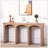 60"Long Rustic Archway Console Table