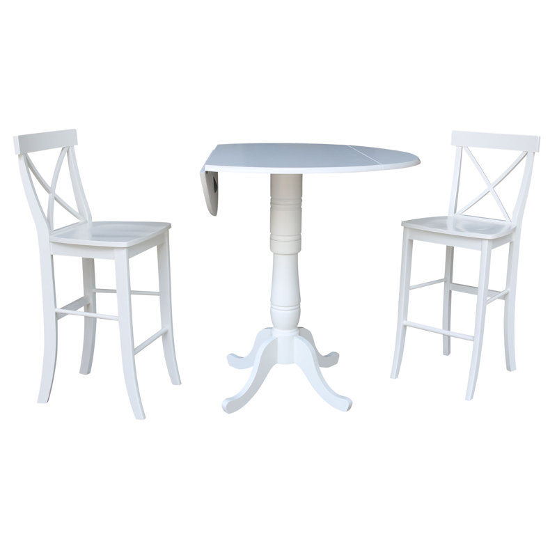 Ensemble de salle à manger Danyela, Blanc
