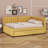 Upholstered Daybed With Trundle Sofa Bed Frame-1699935791