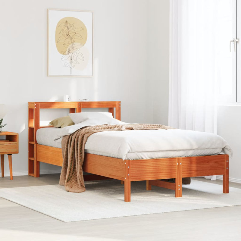 Storage Bed, Wax Brown, Small Single (2'6)