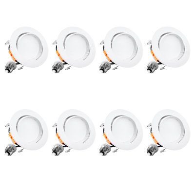 4'' 10 Watt Dimmable LED Retrofit Recessed Lighting Kit