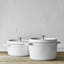 Cocotte ronde en fonte 3,7 L Staub La Cocotte, blanc pur