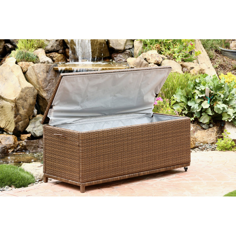 Caris Wicker Outdoor Ottoman
