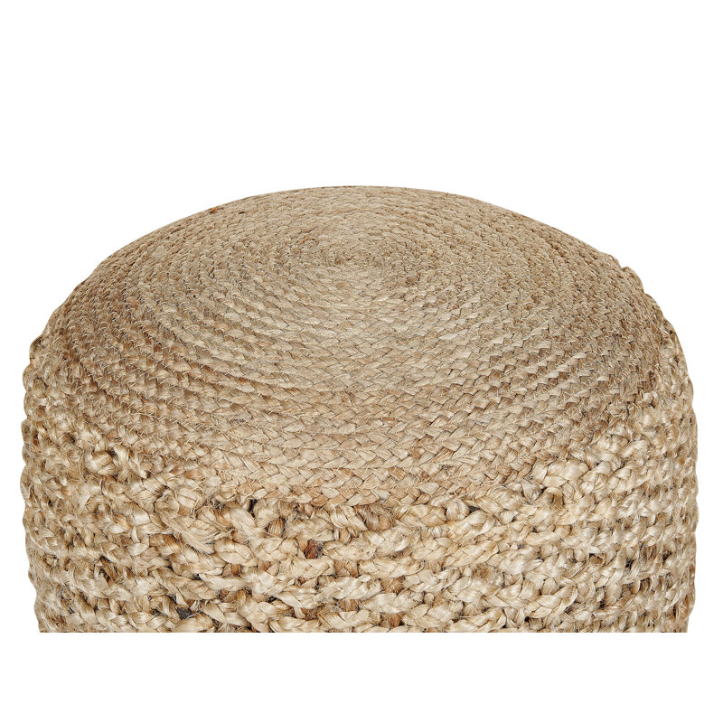 Brogdon 50cm Wide Round Pouf Ottoman