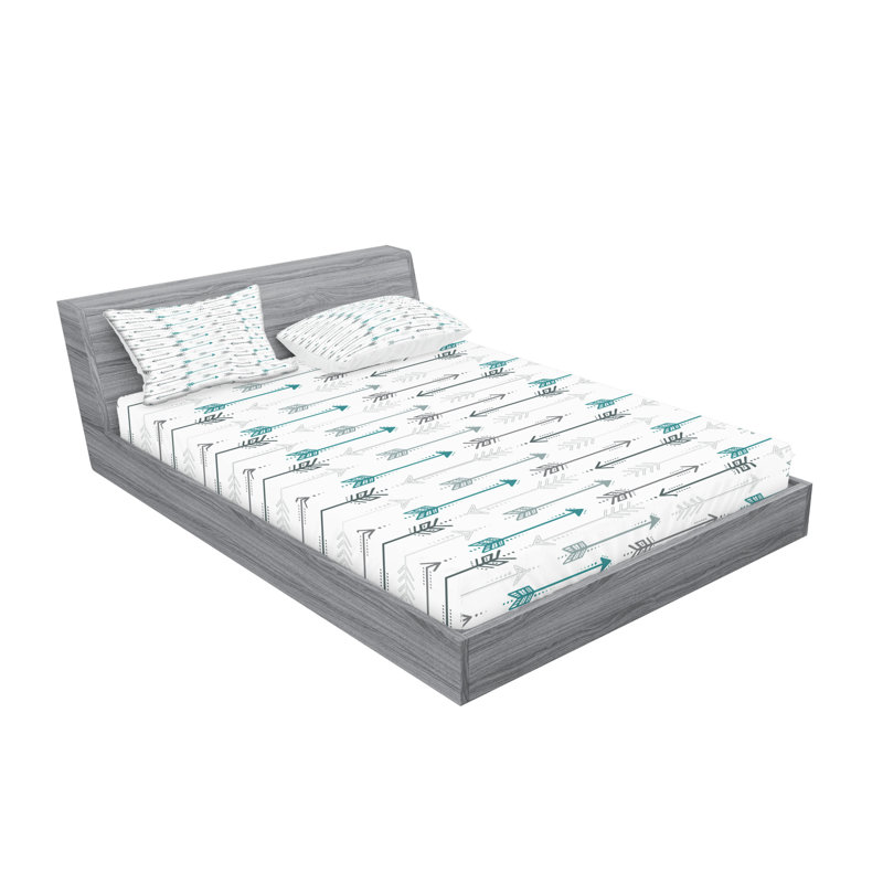 Drap-housse et coussin décoratif Ambesonne, Ensemble de draps pour très grand lit californien