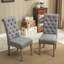 Chaise Parson rembourrée et capitonnée Charlotte-1786669758