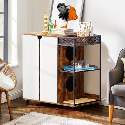 Litter Box Enclosure, Cat Litter Box Furniture, Enclosed Cat Litter Boxes, Cat Furniture Cabinet