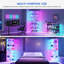 6-Tier Corner Display Cabinet with Motion-Activated RGB Lighting-1474473552