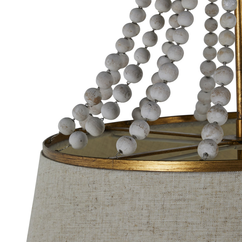 Sonny 1 - Light Single Cone Pendant with Wood Accents