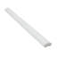 Thassos White 1" x 12" Quarter Round Marble Look Wall Liner