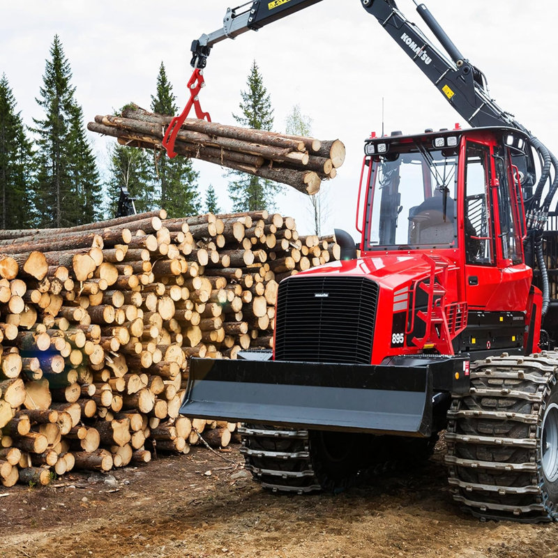 Pinces de levage à bûches de 18 po avec 2 pinces à bois, pince à bûches robuste, pinces en bois antidérapantes, pinces de levage à bûches en acier pour tracteurs, débusqueuses, bois de chauffage, pinces à bois