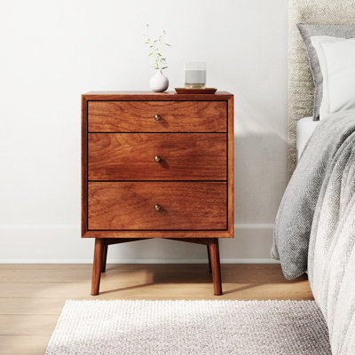 Table de chevet en bois