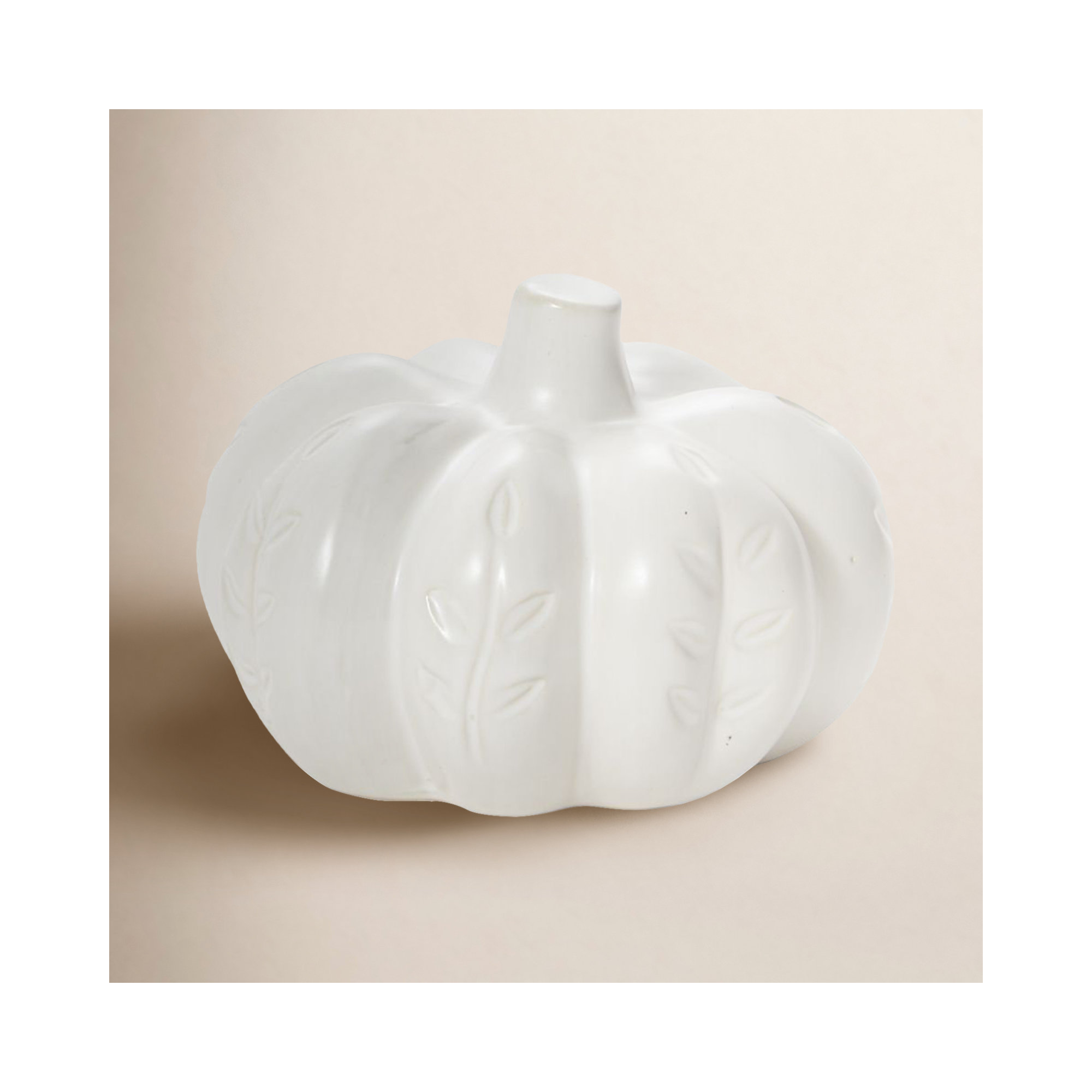 Garner Pumpkin, 5" H x 5.25" W x 5.25" D