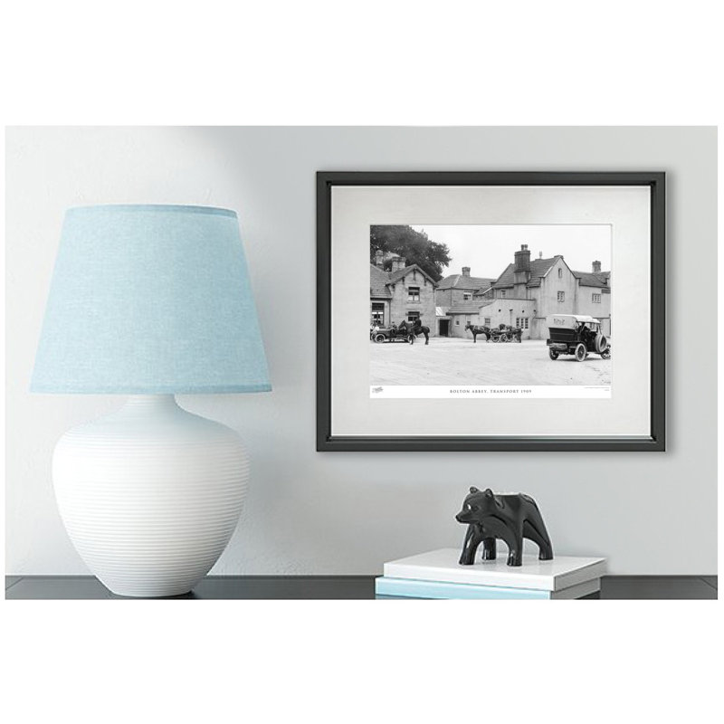 Bolton Abbey, Transport 1909 - Single Picture Frame Print, 60cm H x 80cm W x 2.3cm D
