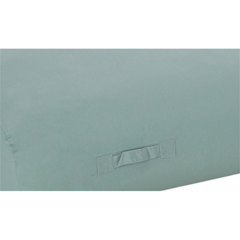 Kasper Water Resistant 6'X3' Lounger Bean Bag, Teal Fabric
