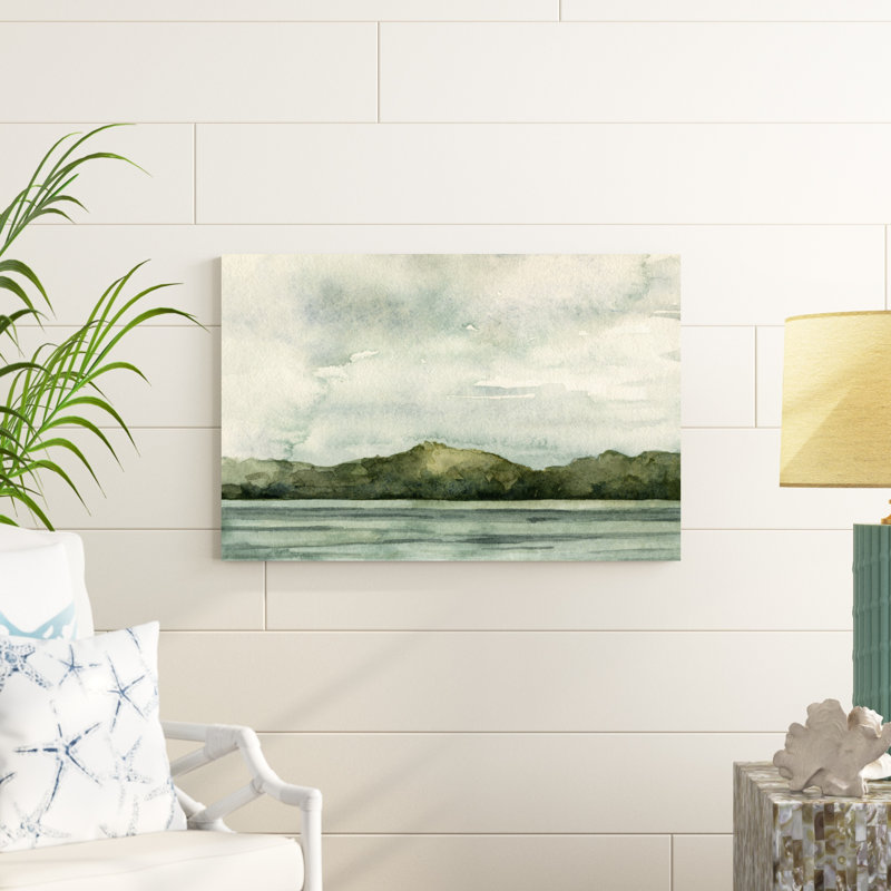 Riverside II - peinture sur toile tendue, H 24 po x l 36 po x P 1,25 po
