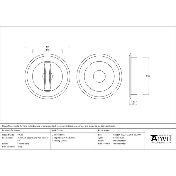 Product Dimensions