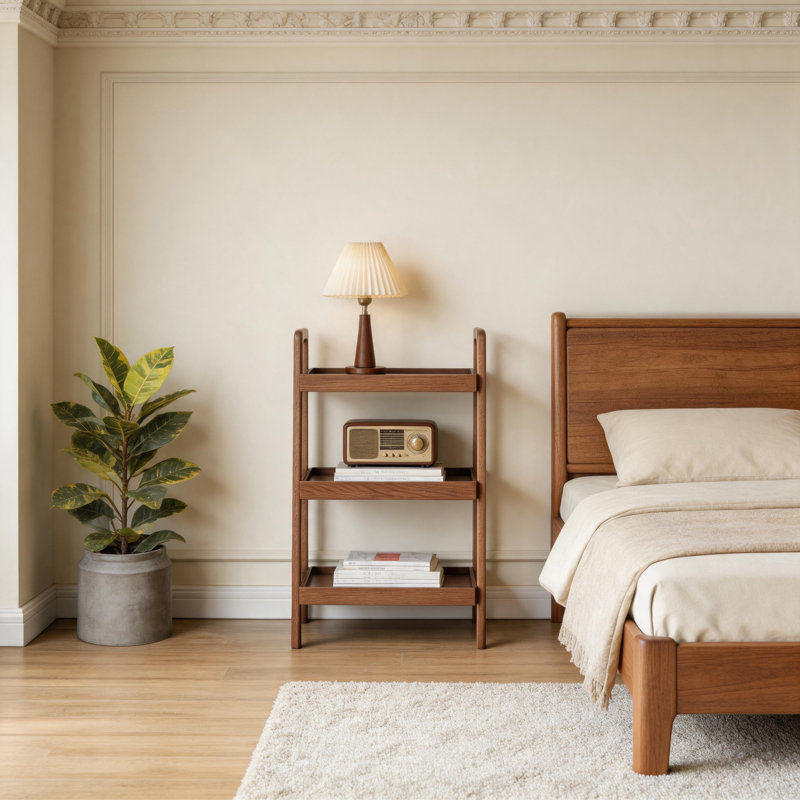 Banc de rangement en chêne, étagère à chaussures en bois de hêtre à 3 niveaux pour le vestibule, rangement de qualité supérieure pour la salle de bain, le salon, la chambre à coucher, le couloir, le patio