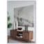 Meuble télé 55 po x 16 po x 22,5 po avec 2 portes en bois recyclé