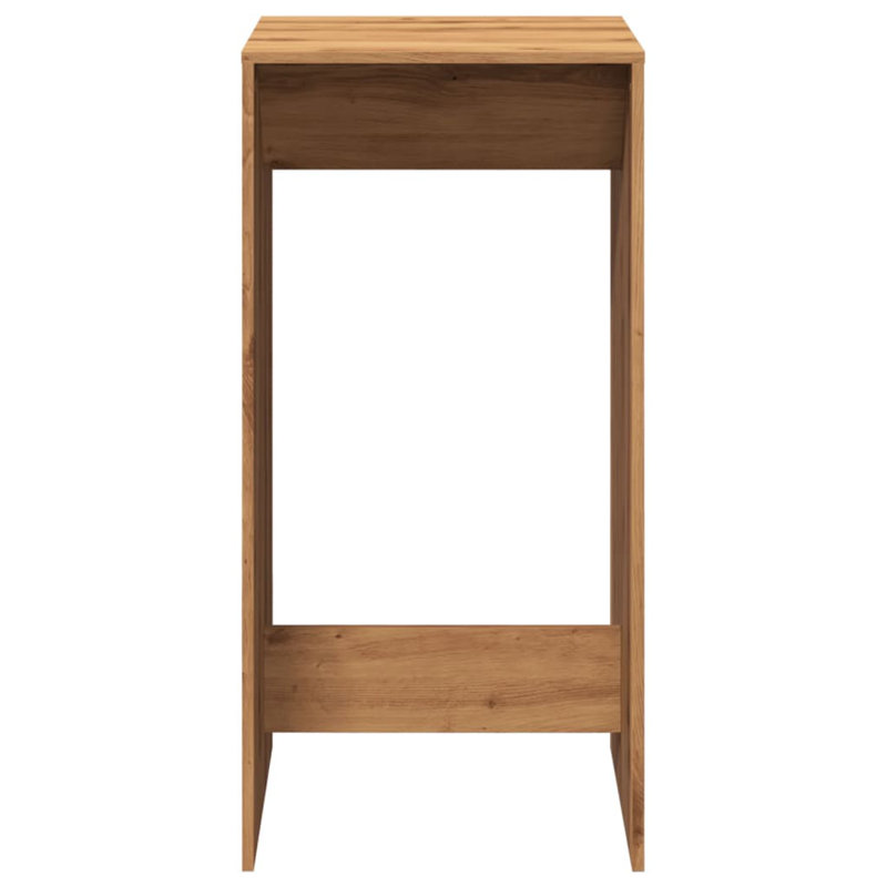 Grande table de bar moderne en bois d'ingénierie vidaXL, Chêne artisanal