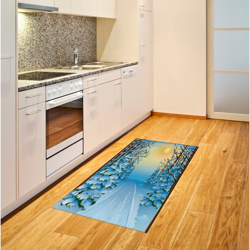 Tapis décoratif en laine à haute densité pour l'hiver, Rectangle 2 pi 7 po x 5 pi