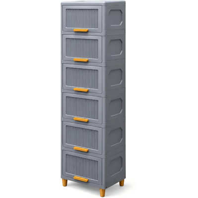 6 Drawer Stackable Drawer