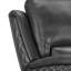Canapé inclinable en cuir véritable à accoudoirs arrondis 86 po Drew-2104751576