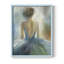 «Lady in Blue», reproduction encadrée - bois massif-1690885242-1690885221
