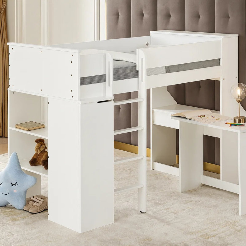 Lemmons Kids Twin Bunk Bed