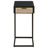 Bernave 1-Drawer Radio Weave Cane Metal Side Table-223976551