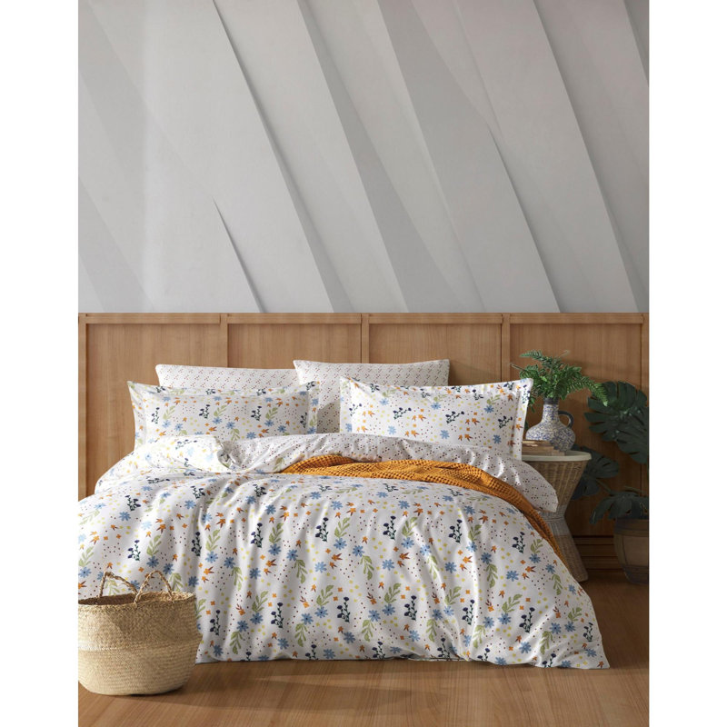 Quiltisse Cotton Bedspread with Pillowcases Included, Double Bedspread + 2 Standard Pillowcases