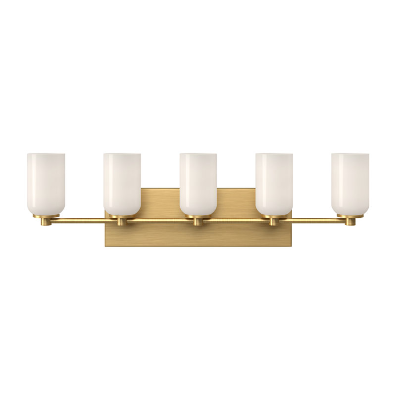 Nola 5 - Light Vanity Light, Brushed Gold