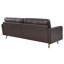 Canapé en cuir 88 po Modway Valor-1472128010