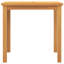 Skodak 2 - Person Teak Solid Wood Patio Dining Set Square Table