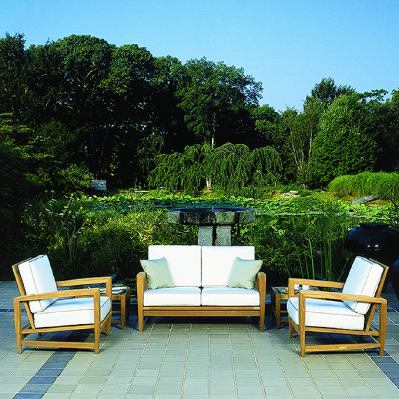 Amalfi Outdoor 2 - Seat Loveseat, Premium Airblue