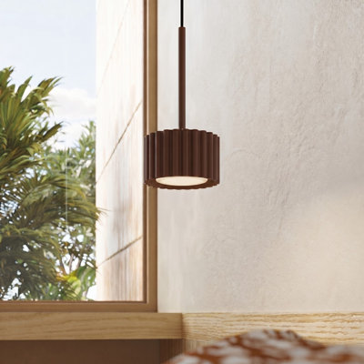 Aura 1 - Light Brushed Nickel Pendant