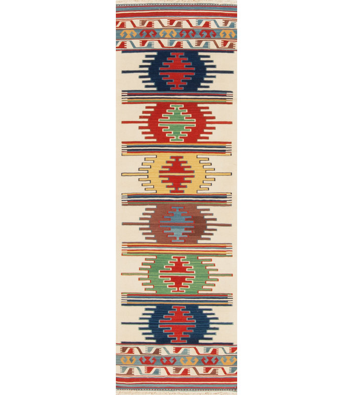 Rio Grande Flatweave Area Rug, Runner 2'6" x 10'