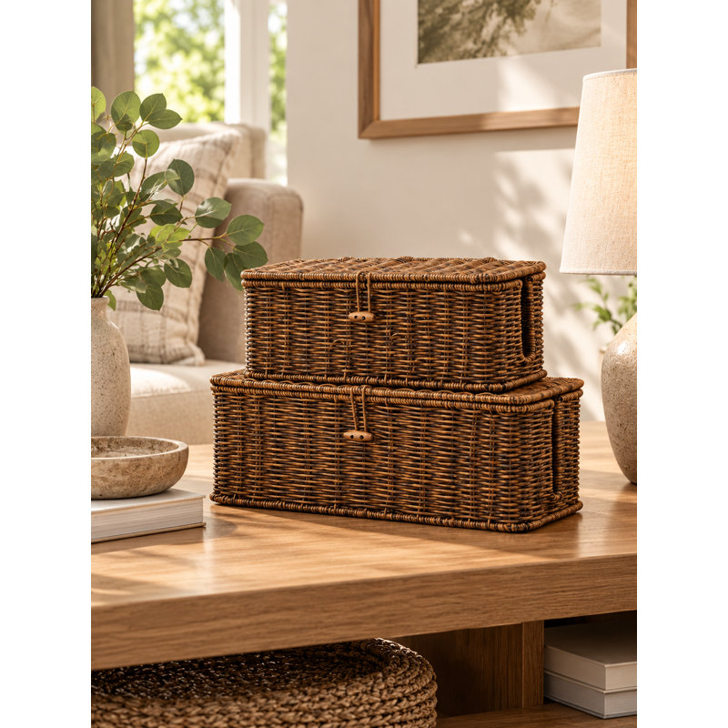 Cable Management Box, Brown, L