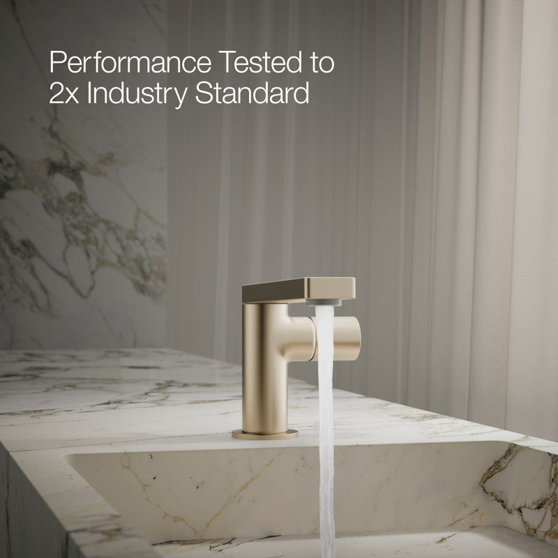 Single-Handle Bathroom Faucet, Vibrant Brushed Bronze