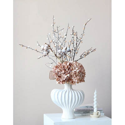 Fleurs simulées, accessoires haut de gamme, fleurs séchées, faux bouquets