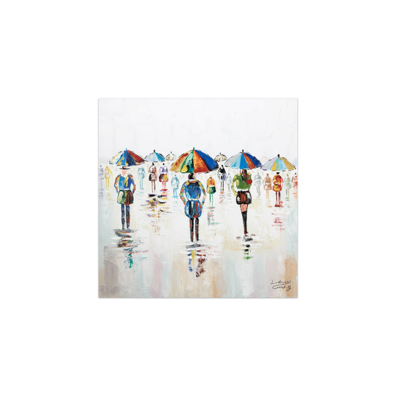 Hand -painted Acrylic Painting Sweet Rain