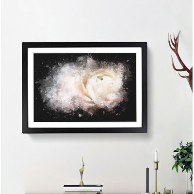 Pink Ranunculus Flower - Picture Frame Graphic Art Print