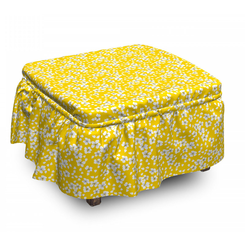 Housse pour repose-pieds motif naive