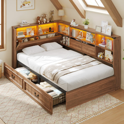 Structure de lit de jour Farmhouse