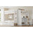 Ivy Wooden Bunk Bed with Desk, Bookshelves & Drawer-119969444