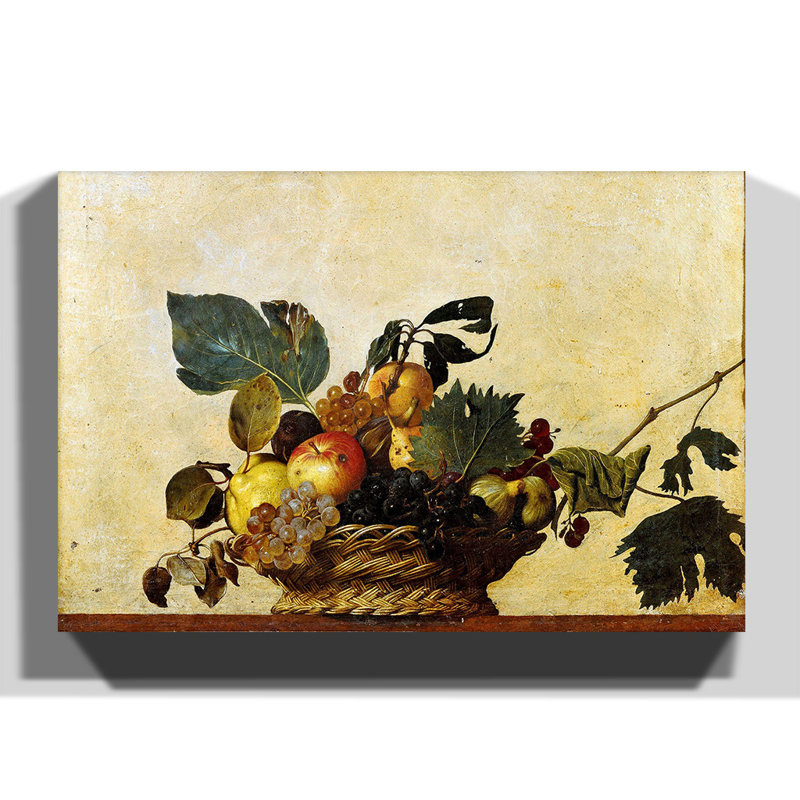 Basket of Fruit by Caravaggio - Wrapped Canvas, 70cm H x 100cm W