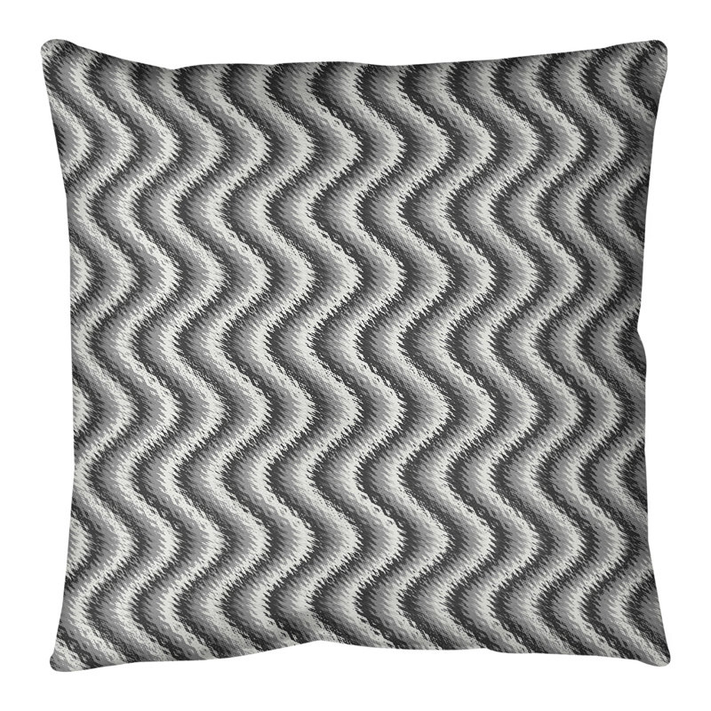 Katelyn Elizabeth Chevron Reversible Throw Pillow, 14" H x 14" W, Poly Fill, Purple/Violet