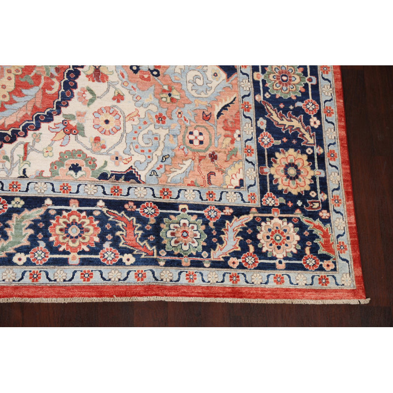 One-of-a-Kind 9'11" X 13'9" Wool Area Rug in Red