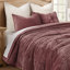Ensemble de courtepointe Luxe Velvet Channel-106309333-124605975