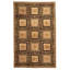 Tapisserie Dynasty Beige kilim 5 pi 9 po x 8 pi 10 po